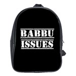 Babbu Issues   School Bag (Large) Front