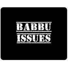 Babbu Issues   Fleece Blanket (medium)  by ConteMonfrey