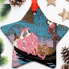 Gondola Ride   Ornament (star) by ConteMonfrey