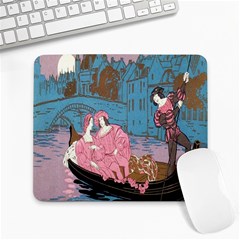 Gondola Ride   Large Mousepad by ConteMonfrey