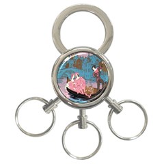 Gondola Ride   3-ring Key Chain by ConteMonfrey