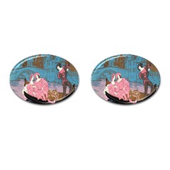 Gondola Ride   Cufflinks (oval) by ConteMonfrey