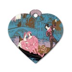 Gondola Ride   Dog Tag Heart (Two Sides) Back