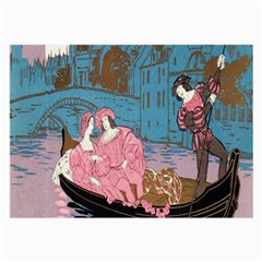 Gondola Ride   Large Glasses Cloth (2 Sides) by ConteMonfrey