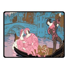 Gondola Ride   Fleece Blanket (small) by ConteMonfrey