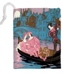 Gondola Ride   Drawstring Pouch (5XL) Back