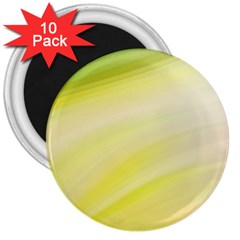 Gradient Green Yellow 3  Magnets (10 Pack)  by ConteMonfrey