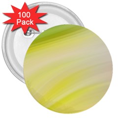 Gradient Green Yellow 3  Buttons (100 Pack)  by ConteMonfrey