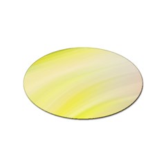 Gradient Green Yellow Sticker (oval) by ConteMonfrey