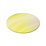 Gradient green yellow Sticker (Oval) Front