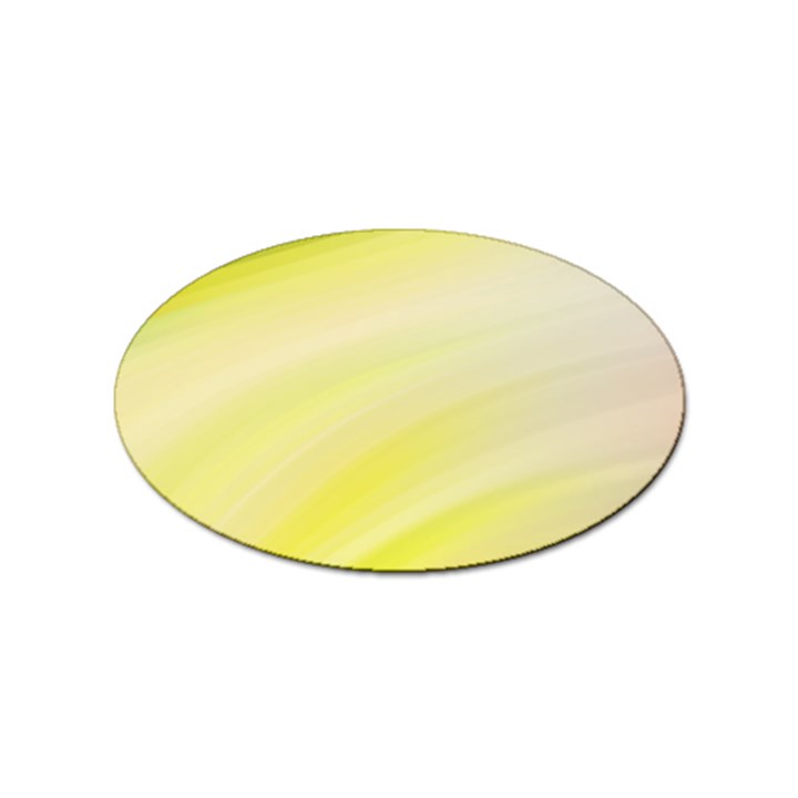 Gradient green yellow Sticker (Oval)