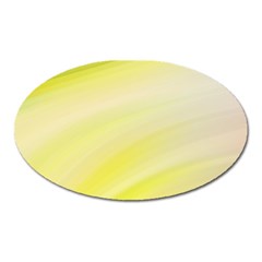 Gradient Green Yellow Oval Magnet by ConteMonfrey