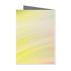 Gradient Green Yellow Mini Greeting Cards (pkg Of 8) by ConteMonfrey