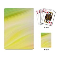 Gradient Green Yellow Playing Cards Single Design (rectangle) by ConteMonfrey