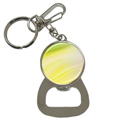 Gradient Green Yellow Bottle Opener Key Chain by ConteMonfrey