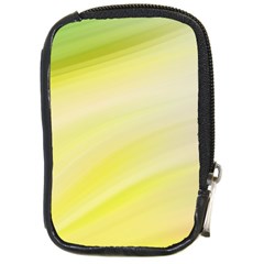 Gradient Green Yellow Compact Camera Leather Case by ConteMonfrey