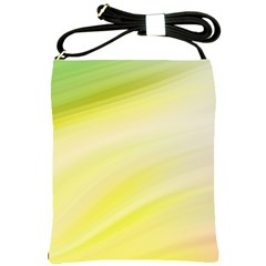 Gradient Green Yellow Shoulder Sling Bag by ConteMonfrey