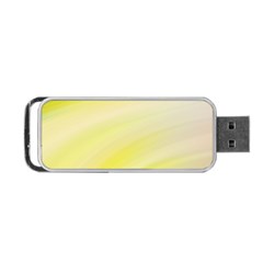 Gradient Green Yellow Portable Usb Flash (one Side) by ConteMonfrey