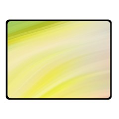 Gradient Green Yellow Double Sided Fleece Blanket (small)  by ConteMonfrey