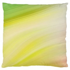 Gradient Green Yellow Standard Flano Cushion Case (one Side) by ConteMonfrey