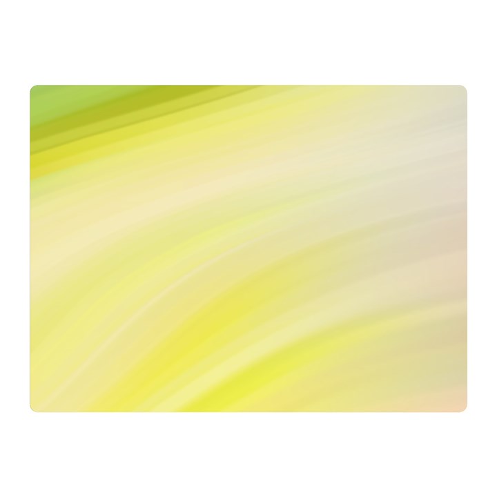 Gradient green yellow Double Sided Flano Blanket (Mini) 