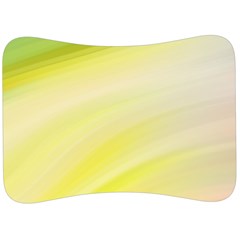 Gradient Green Yellow Velour Seat Head Rest Cushion by ConteMonfrey