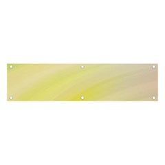 Gradient Green Yellow Banner And Sign 4  X 1  by ConteMonfrey