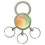 Gradient orange, green - Colors fest 3-Ring Key Chain Front