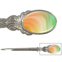 Gradient Orange, Green - Colors Fest Letter Opener by ConteMonfrey