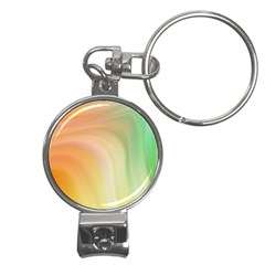 Gradient Orange, Green - Colors Fest Nail Clippers Key Chain by ConteMonfrey