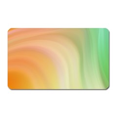 Gradient orange, green - Colors fest Magnet (Rectangular)