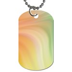 Gradient orange, green - Colors fest Dog Tag (One Side) Front