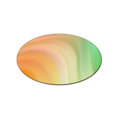 Gradient Orange, Green - Colors Fest Sticker Oval (10 Pack) by ConteMonfrey