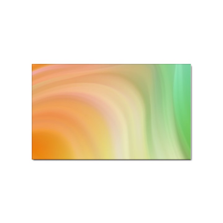 Gradient orange, green - Colors fest Sticker Rectangular (10 pack)