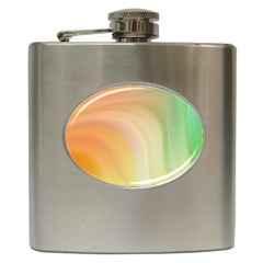 Gradient Orange, Green - Colors Fest Hip Flask (6 Oz) by ConteMonfrey