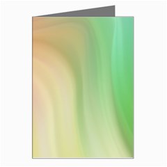 Gradient Orange, Green - Colors Fest Greeting Card by ConteMonfrey