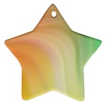 Gradient orange, green - Colors fest Star Ornament (Two Sides) Back