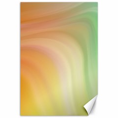 Gradient orange, green - Colors fest Canvas 12  x 18 