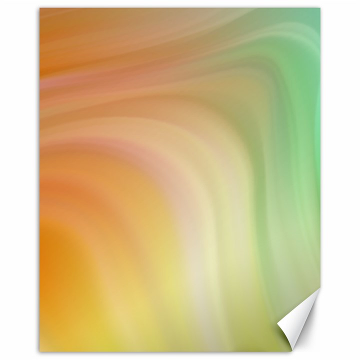 Gradient orange, green - Colors fest Canvas 16  x 20 