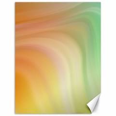 Gradient Orange, Green - Colors Fest Canvas 18  X 24 