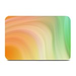 Gradient orange, green - Colors fest Plate Mats 18 x12  Plate Mat