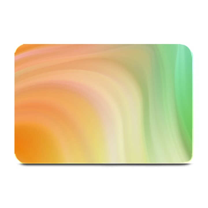 Gradient orange, green - Colors fest Plate Mats