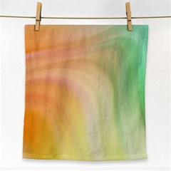 Gradient Orange, Green - Colors Fest Face Towel by ConteMonfrey