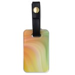 Gradient orange, green - Colors fest Luggage Tag (one side) Front