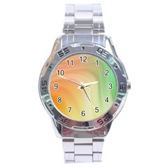 Gradient orange, green - Colors fest Stainless Steel Analogue Watch