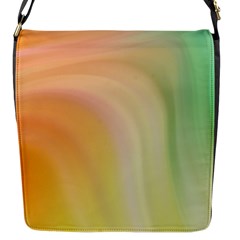 Gradient orange, green - Colors fest Flap Closure Messenger Bag (S)