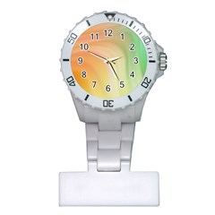 Gradient Orange, Green - Colors Fest Plastic Nurses Watch by ConteMonfrey