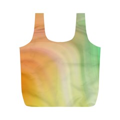 Gradient Orange, Green - Colors Fest Full Print Recycle Bag (m) by ConteMonfrey