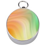 Gradient orange, green - Colors fest Silver Compasses Front