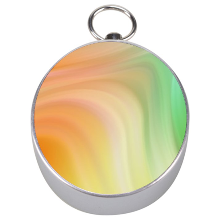 Gradient orange, green - Colors fest Silver Compasses